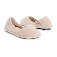 Muk Luks Beverly Womens Memory Foam Slip-On Slippers