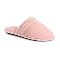 Muk Luks Cathy Scuff Womens Memory Foam Slip-On Slippers