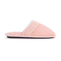 Muk Luks Cathy Scuff Womens Memory Foam Slip-On Slippers