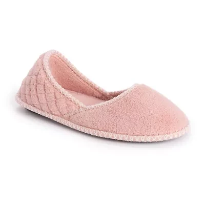 Muk Luks Beverly Womens Memory Foam Slip-On Slippers