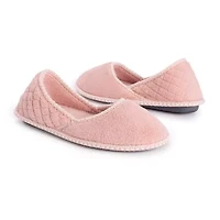 Muk Luks Beverly Womens Memory Foam Slip-On Slippers