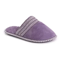 Muk Luks Cathy Scuff Womens Memory Foam Slip-On Slippers