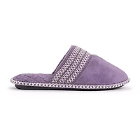 Muk Luks Cathy Scuff Womens Memory Foam Slip-On Slippers