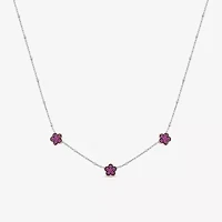 Womens 10K Rose Gold Sterling Silver 16 Inch Bead Chain Necklace