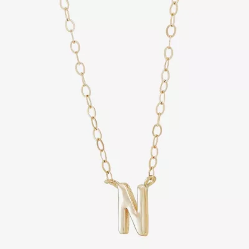 Limited Quantities! Womens 10K Gold 18 Inch Pendant Necklace