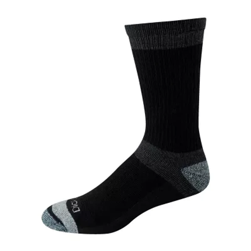 Dickies Dri-Tech Max Cushion Work Mens 6 Pair Crew Socks