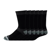Dickies Dri-Tech Max Cushion Work Mens 6 Pair Crew Socks