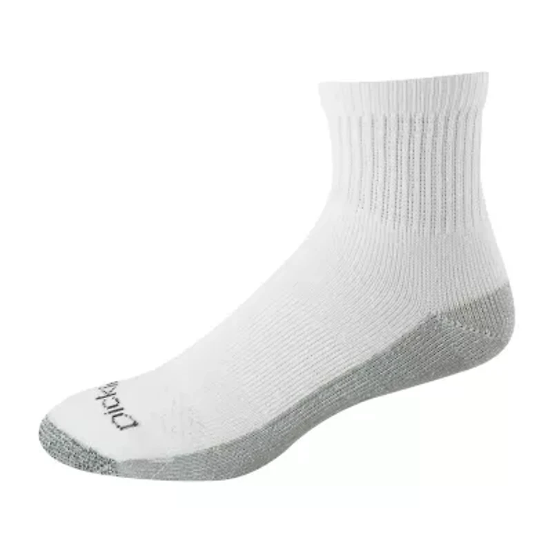 Dickies Dri-Tech Work Mens Multi-Pack 6 Pair Quarter Ankle Socks