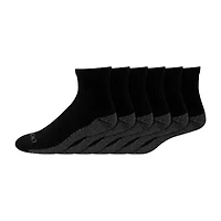 Dickies Dri-Tech Work Mens Multi-Pack 6 Pair Quarter Ankle Socks