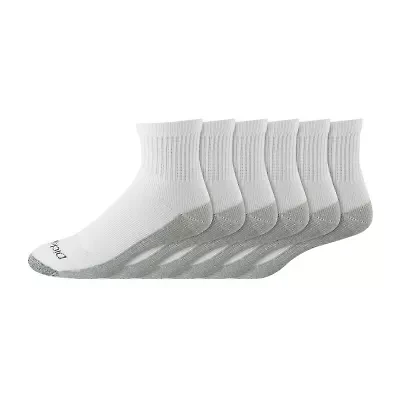 Dickies Dri-Tech Work Mens Multi-Pack 6 Pair Quarter Ankle Socks