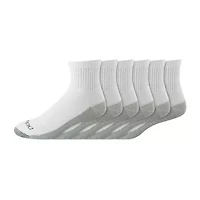 Dickies Dri-Tech Work Mens Multi-Pack 6 Pair Quarter Ankle Socks