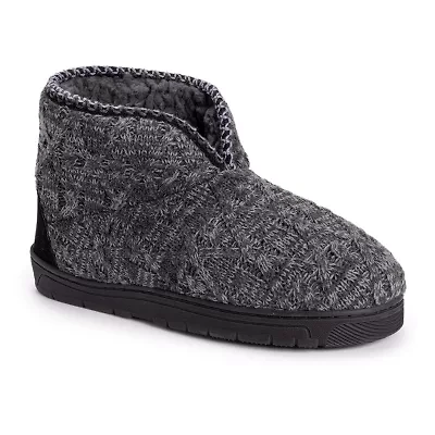 Muk Luks Mens Bootie Slippers