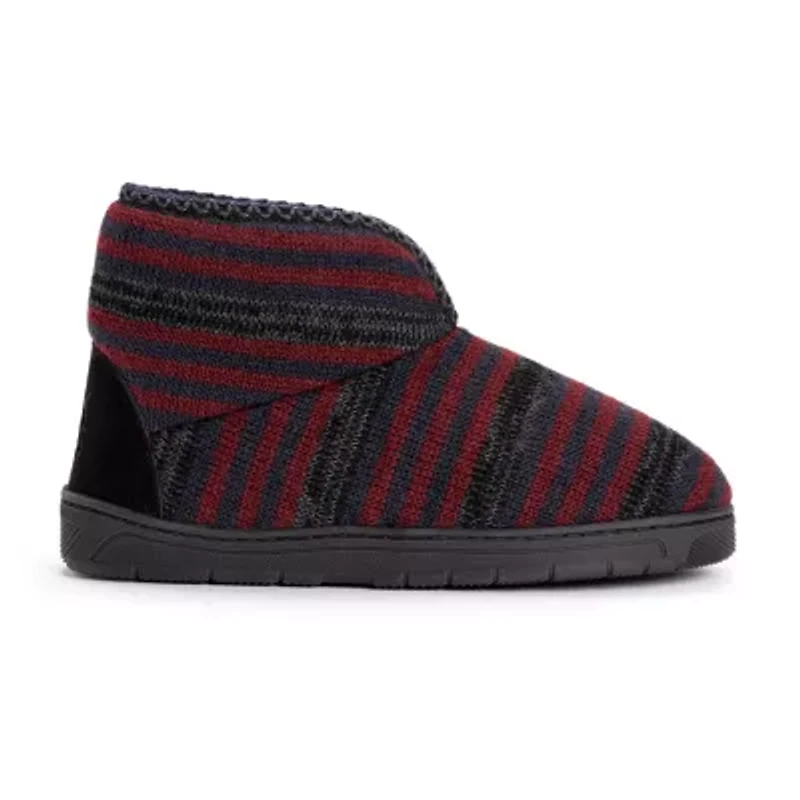 Muk Luks Mens Bootie Slippers