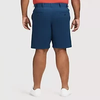 IZOD Saltwater Twill Mens 9 1/2" Big and Tall Stretch Fabric Chino Short