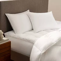 Serta® Down Illusion Medium Density 2-Pack Allergen Barrier Bed Pillow