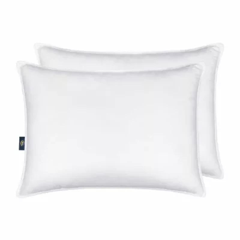 Serta® Down Illusion Medium Density 2-Pack Allergen Barrier Bed Pillow