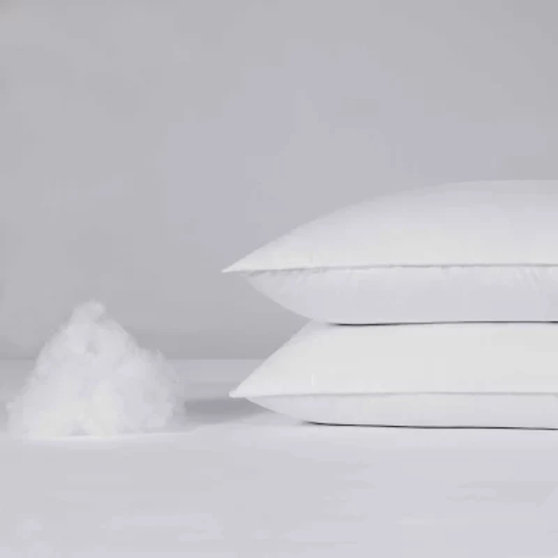 Serta® Down Illusion Medium Density 2-Pack Allergen Barrier Bed Pillow