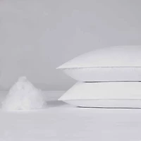 Serta® Down Illusion Medium Density 2-Pack Allergen Barrier Bed Pillow