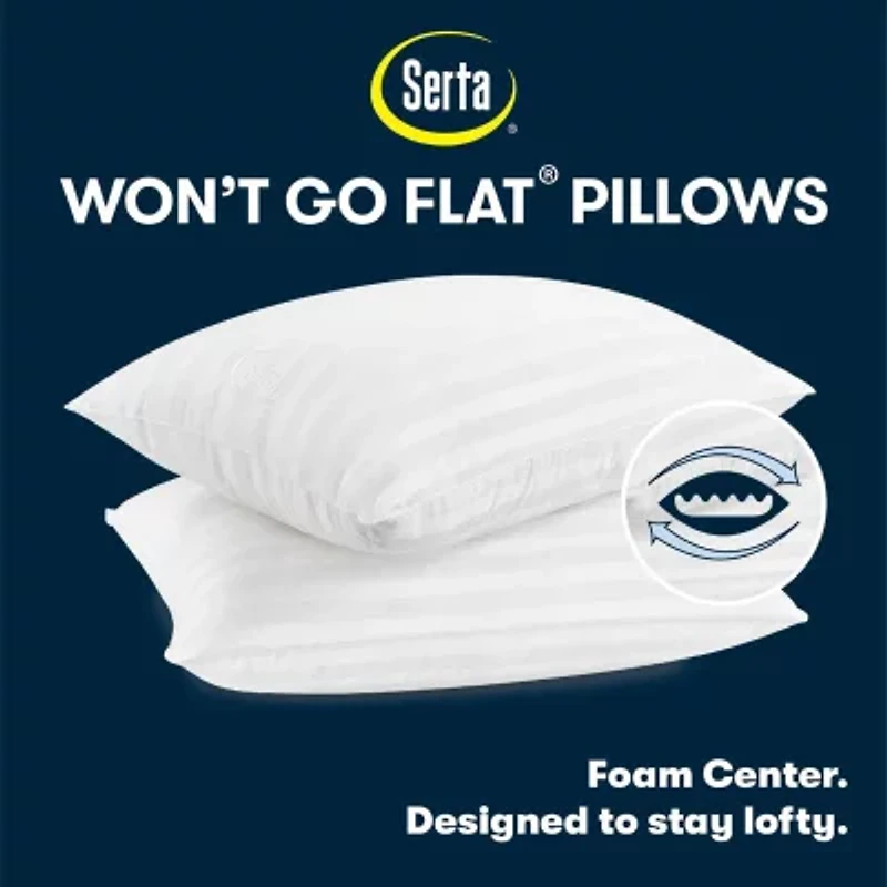 Serta® 2-Pack Medium Density Bed Pillow