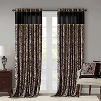 Madison Park Whitman Rod Pocket Light-Filtering Set of 2 Curtain Panel