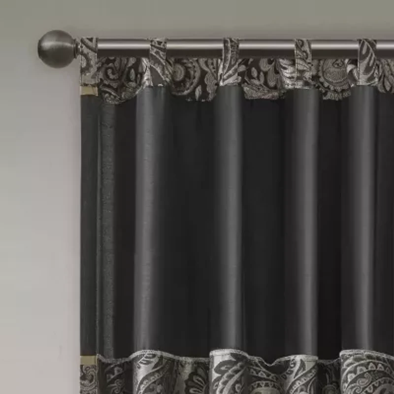 Madison Park Whitman Rod Pocket Light-Filtering Set of 2 Curtain Panel