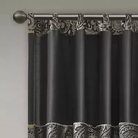 Madison Park Whitman Rod Pocket Light-Filtering Set of 2 Curtain Panel