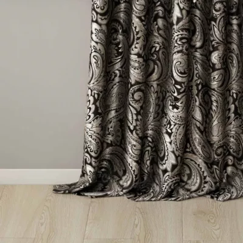 Madison Park Whitman Rod Pocket Light-Filtering Set of 2 Curtain Panel