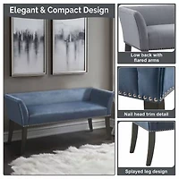 Madison Park Antonio Upholstered Bench