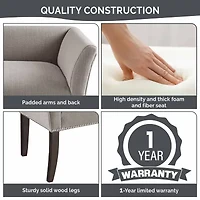 Madison Park Antonio Accent Bench