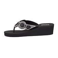 Mixit Womens 5 Disc Wedge Sandals