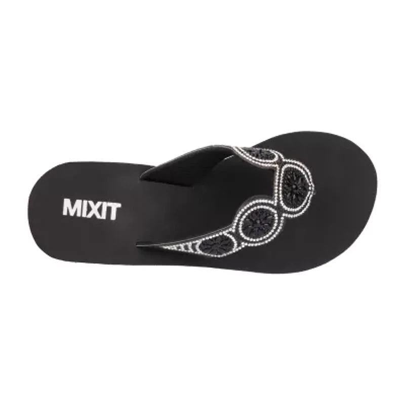 Mixit Womens 5 Disc Wedge Sandals