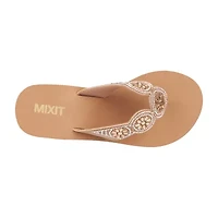 Mixit Womens 5 Disc Wedge Sandals