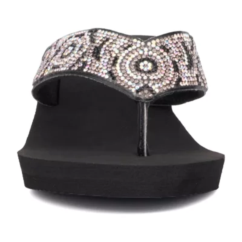 Mixit Womens Rose Wedge Sandals