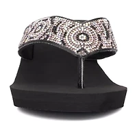Mixit Womens Rose Wedge Sandals