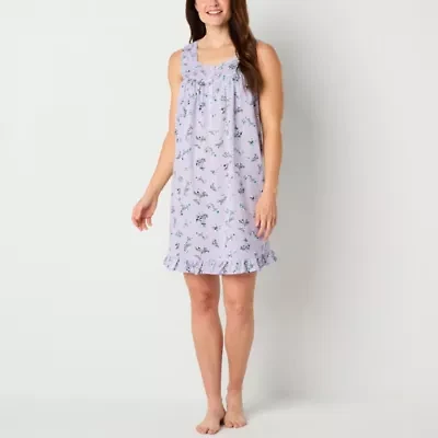 Adonna Womens Scoop Neck Sleeveless Nightgown