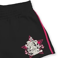 Mickey And Friends Fleece Short Juniors Womens Low Rise Pull-On