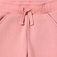 Okie Dokie Toddler Girls Cuffed Regular Fit Fleece Jogger Pant