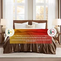Woolrich Heated Plush To Berber Electric Midweight Blanket