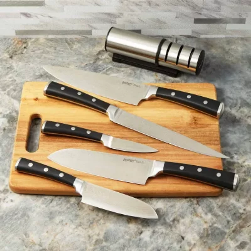 BergHOFF Antigua Stainless Steel 7-pc. Cutlery Set with Wood Storage Case
