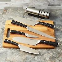 BergHOFF Antigua Stainless Steel 7-pc. Cutlery Set with Wood Storage Case