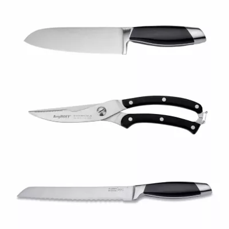 BergHOFF Moon Stainless Steel 3-pc. Knife Set