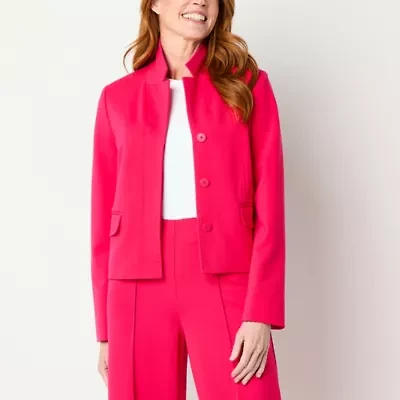 Liz Claiborne Womens Lightweight Cropped Jacket