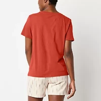 a.n.a Womens Crew Neck Short Sleeve T-Shirt