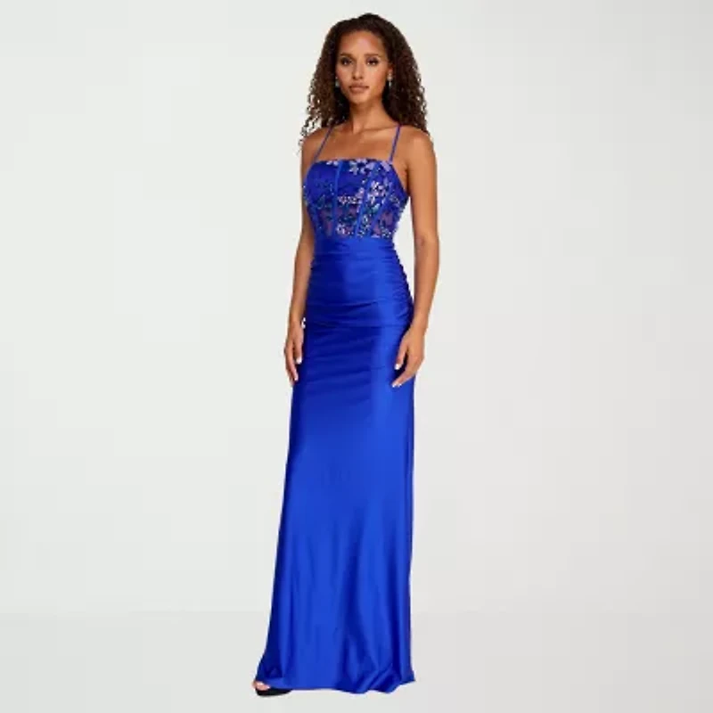 City Triangle Womens Juniors Embellished Sequin Bodycon Dress