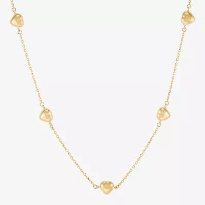 Gold Addiction Womens 10K Gold 18 Inch Chain Necklace