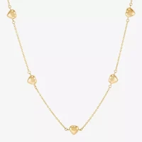 Gold Addiction Womens 10K Gold 18 Inch Chain Necklace