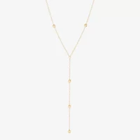 Gold Addiction Womens 10K Gold 18 Inch Y Necklace