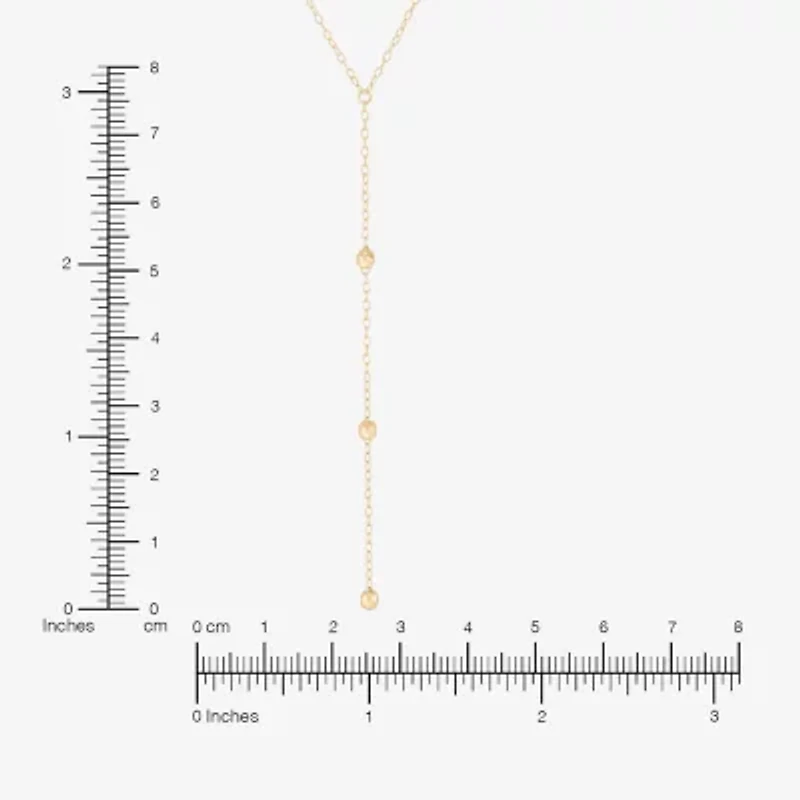 Gold Addiction Womens 10K Gold 18 Inch Y Necklace