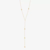 Gold Addiction Womens 10K Gold 18 Inch Y Necklace