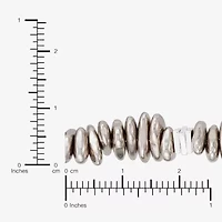 Silpada Silpada Womens Genuine White Hematite Sterling Silver Beaded Bracelet